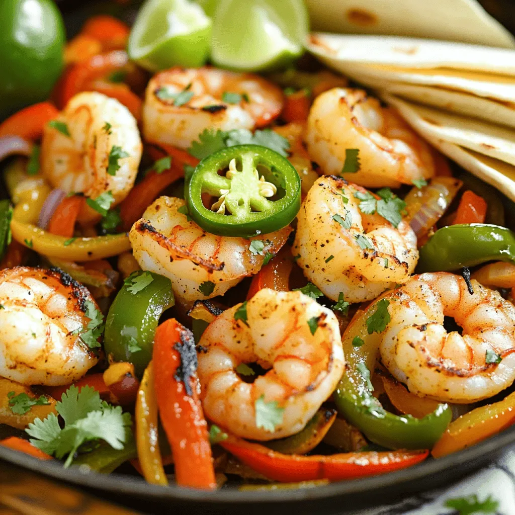 One Pan Jalapeño Lime Shrimp Fajitas Delight