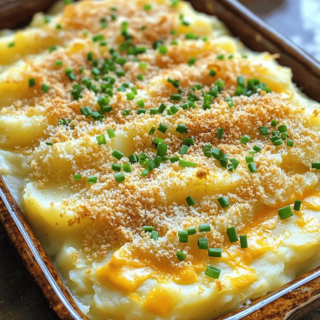 Cheesy Mashed Potato Casserole Dreamy Comfort Food