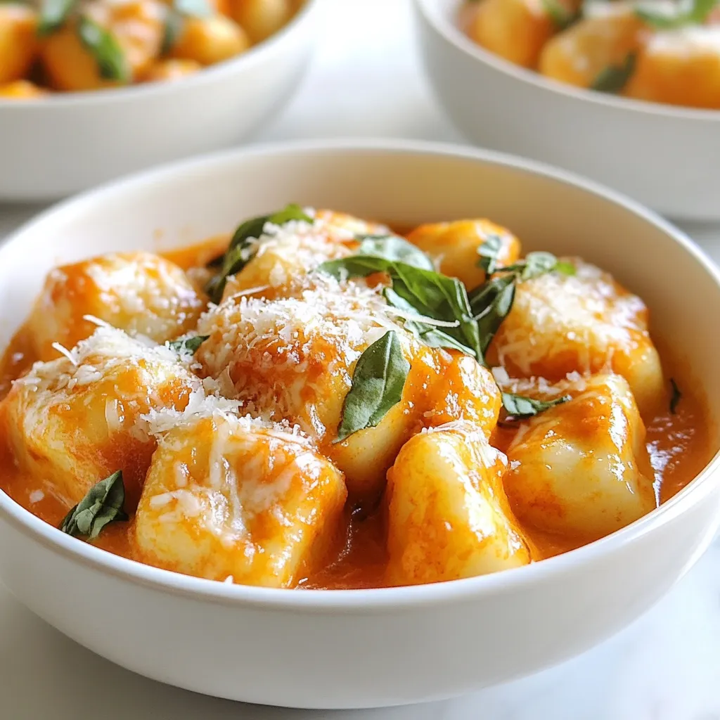Creamy Tomato Basil Gnocchi Easy and Flavorful Dish