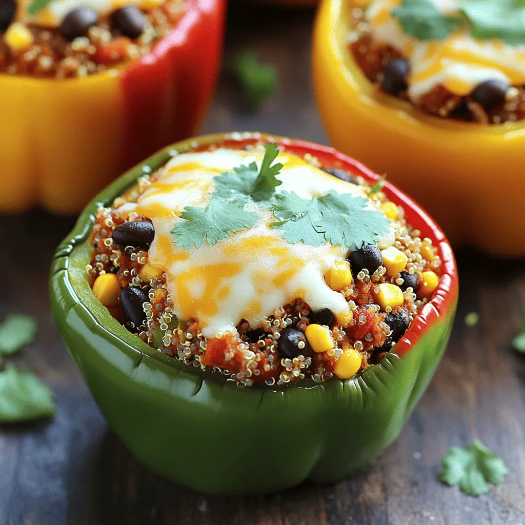 Savory Stuffed Bell Peppers with Quinoa Recipe