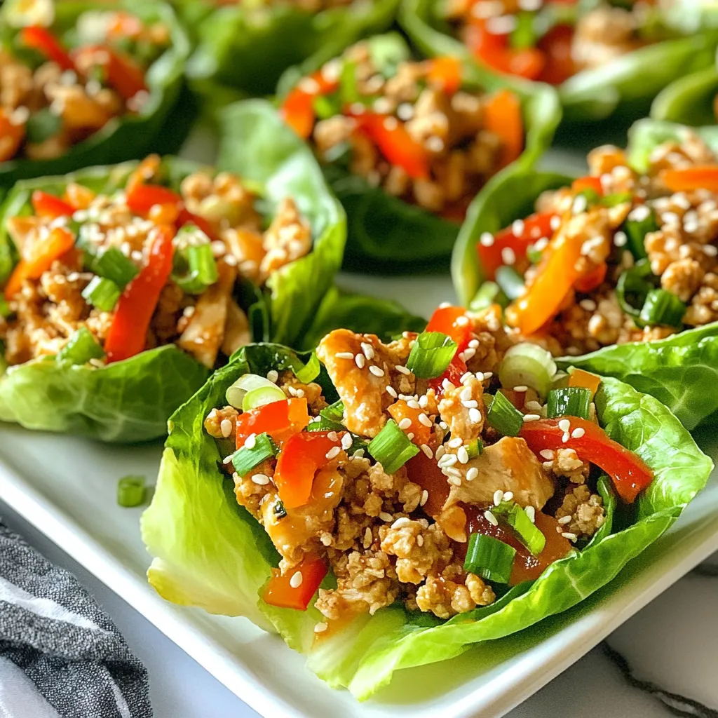 Firecracker Chicken Lettuce Cups Tasty Weeknight Meal