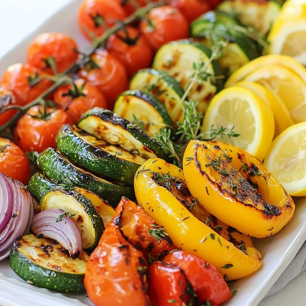 Lemon Herb Grilled Veggies Simple and Tasty Recipe
