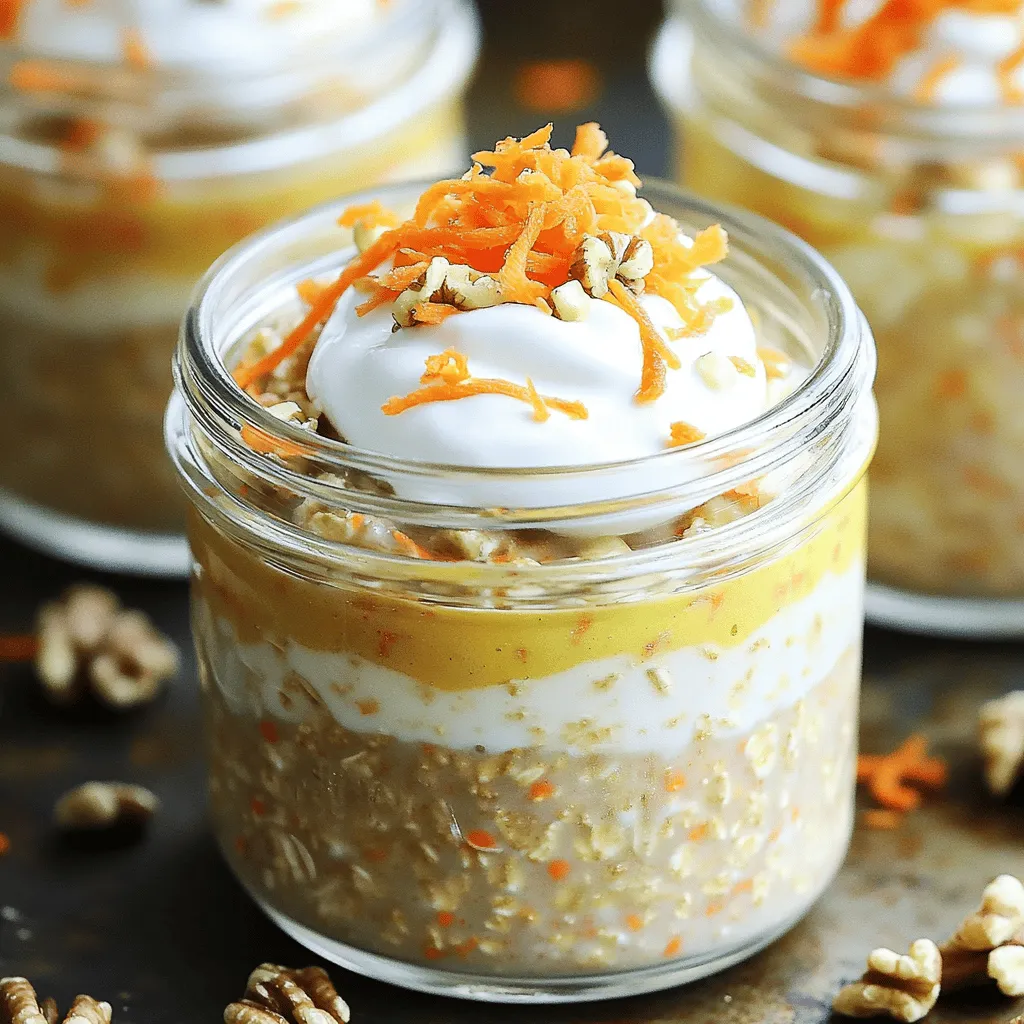 Carrot Cake Overnight Oats Delightful Easy Recipe
