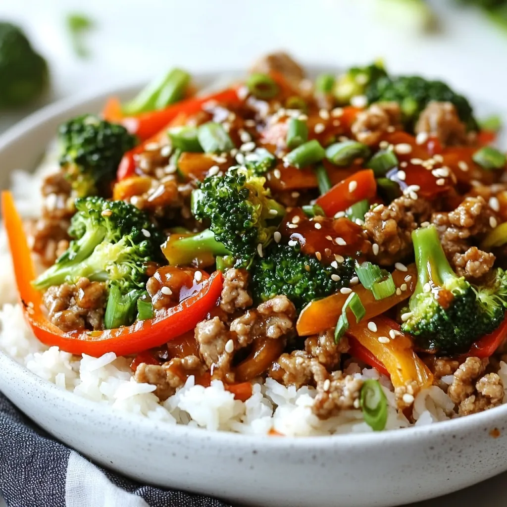 Spicy Sesame Turkey Stir-Fry Flavorful Weeknight Meal