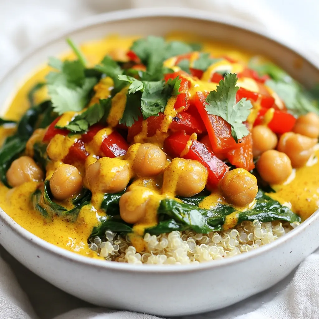Coconut Curry Chickpea Bowls Flavorful and Nutritious