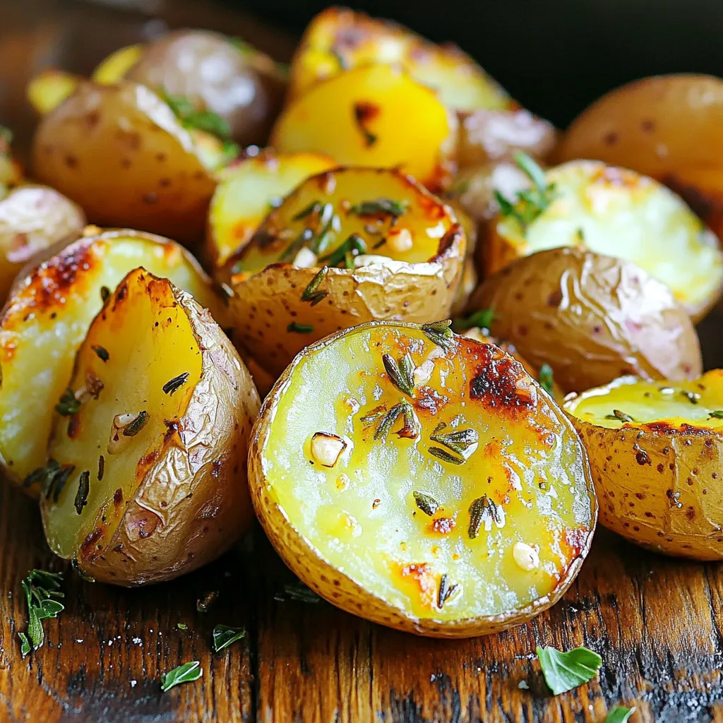 Air Fryer Garlic Herb Baby Potatoes Finger-Licking Treat