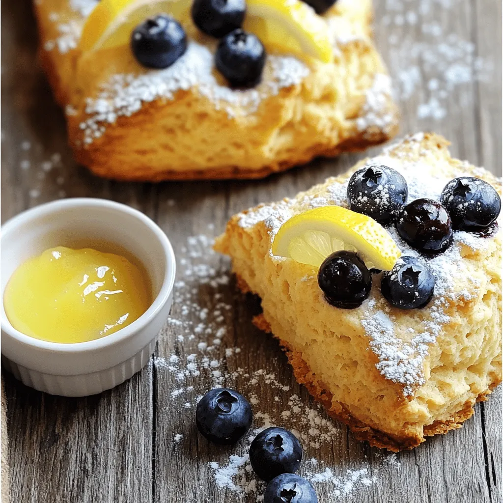 Lemon Blueberry Scones Tasty Easy Bakery Treat