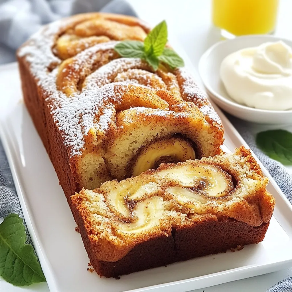 Cinnamon Swirl Banana Bread Fresh and Flavorful Treat