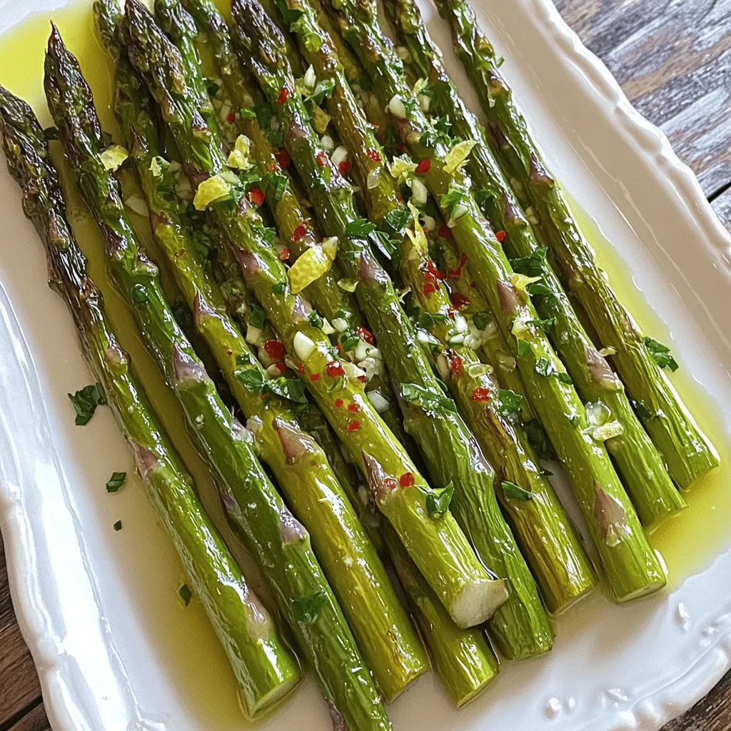 Lemon Garlic Roasted Asparagus Flavorful Side Dish