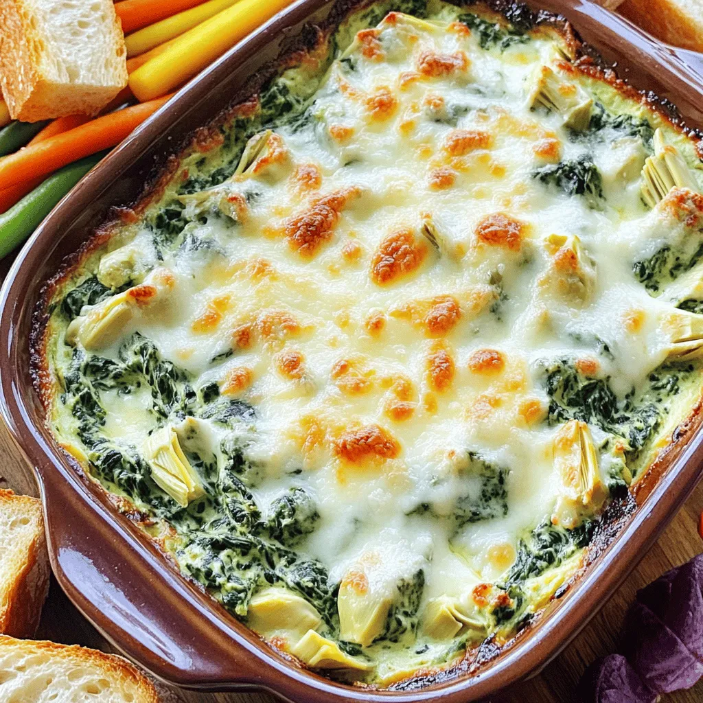 Creamy Spinach Artichoke Dip Irresistible Recipe