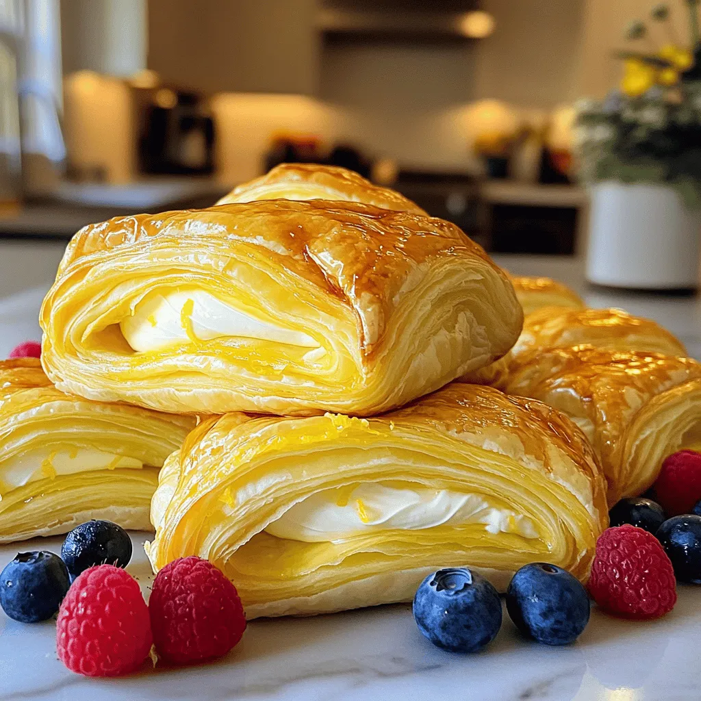 Lemon Cream Cheese Danish Delightful and Simple Treat