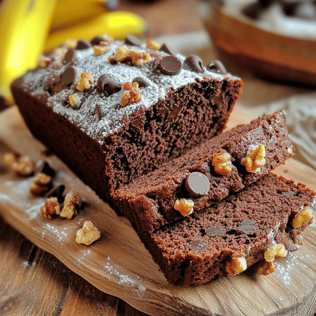 Best Ever Chocolate Banana Bread Recipe Delight