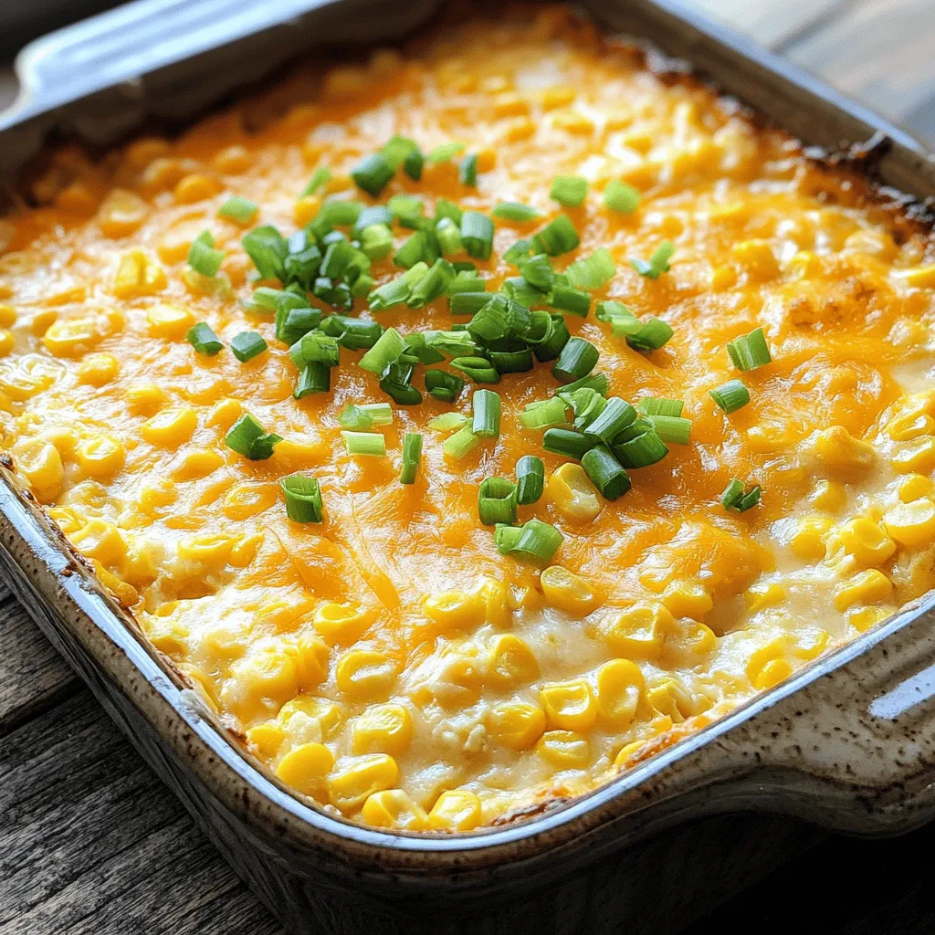 Easy Cheesy Corn Casserole Simple and Delicious Dish