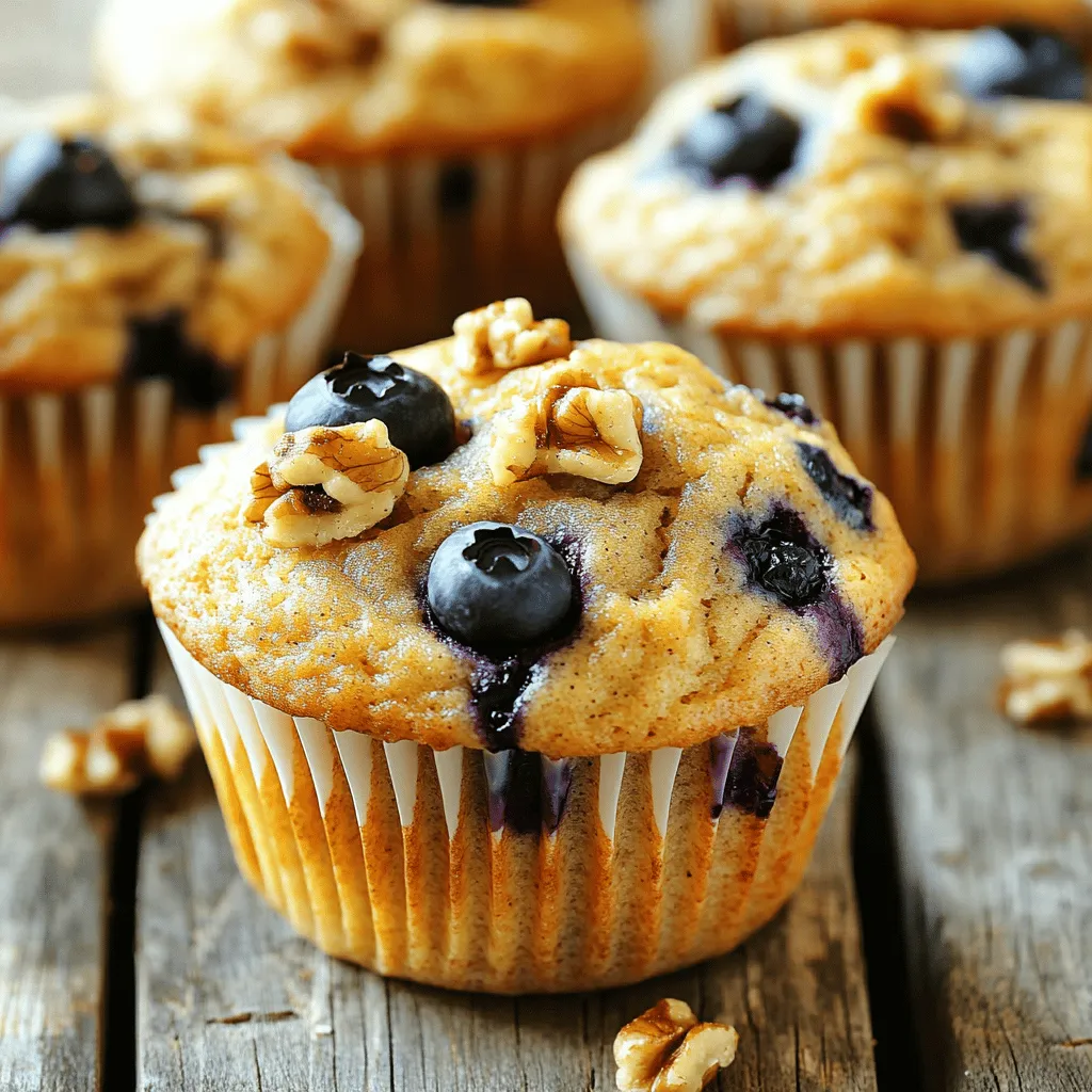 Healthy Blueberry Banana Muffins for a Nutritious Snack
