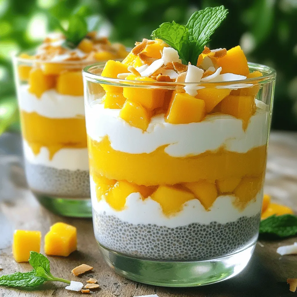 Mango Coconut Chia Pudding Creamy and Simple Recipe