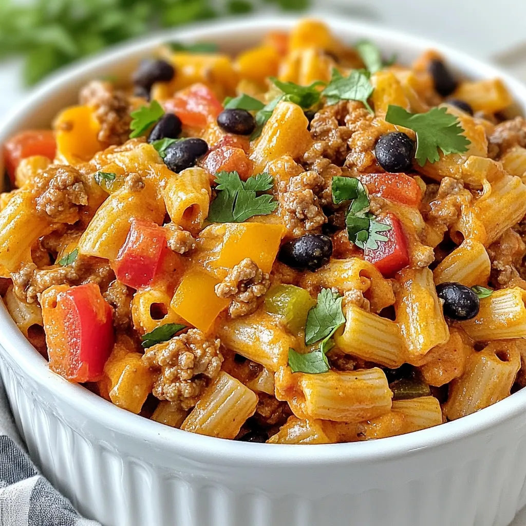 One Pot Taco Pasta Flavorful Family Meal Made Easy