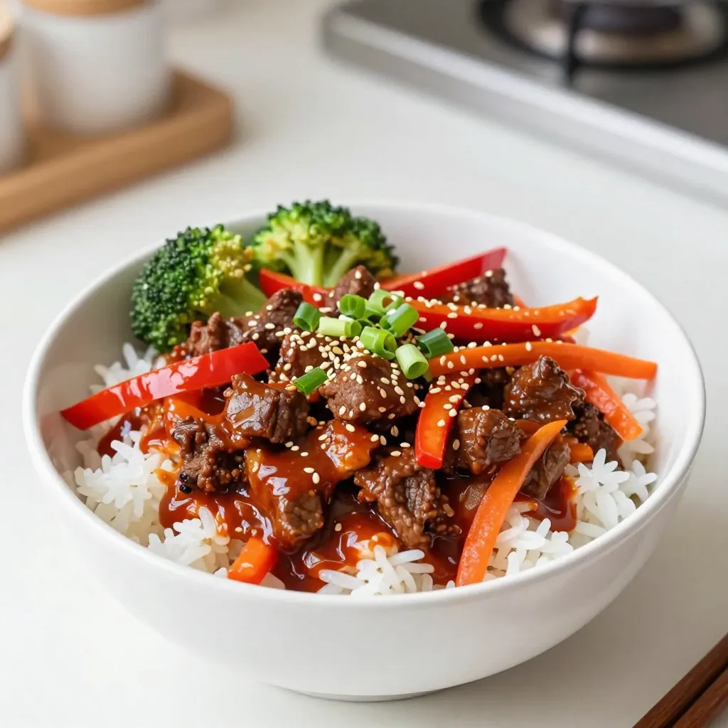 Spicy Korean Beef Bowls Flavorful and Easy Recipe