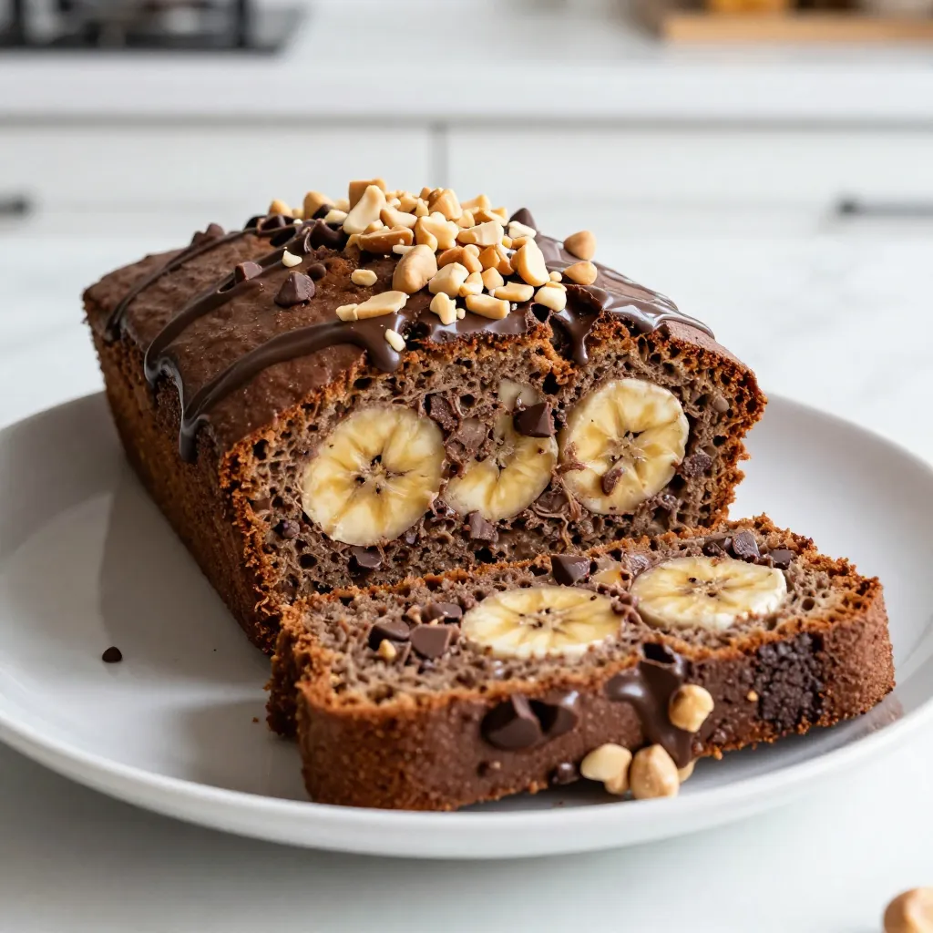 Chocolate Peanut Butter Banana Bread Delightful Recipe