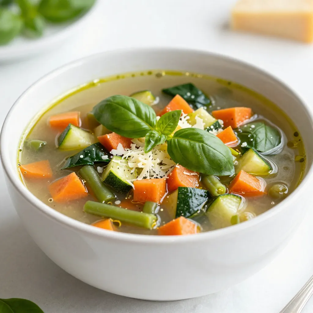 Veggie Packed Minestrone Soup Flavorful and Filling