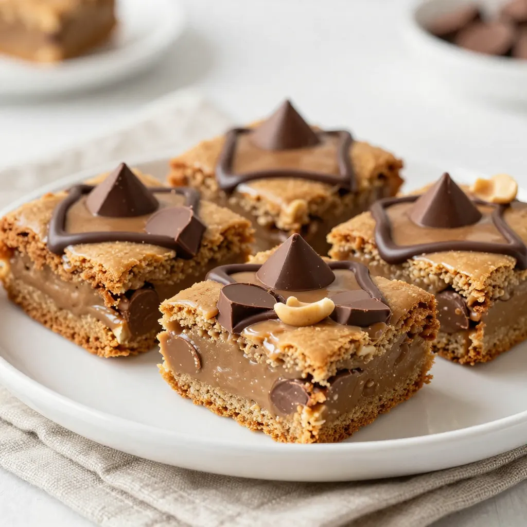 Peanut Butter Cup Blondies Irresistible and Chewy Treat