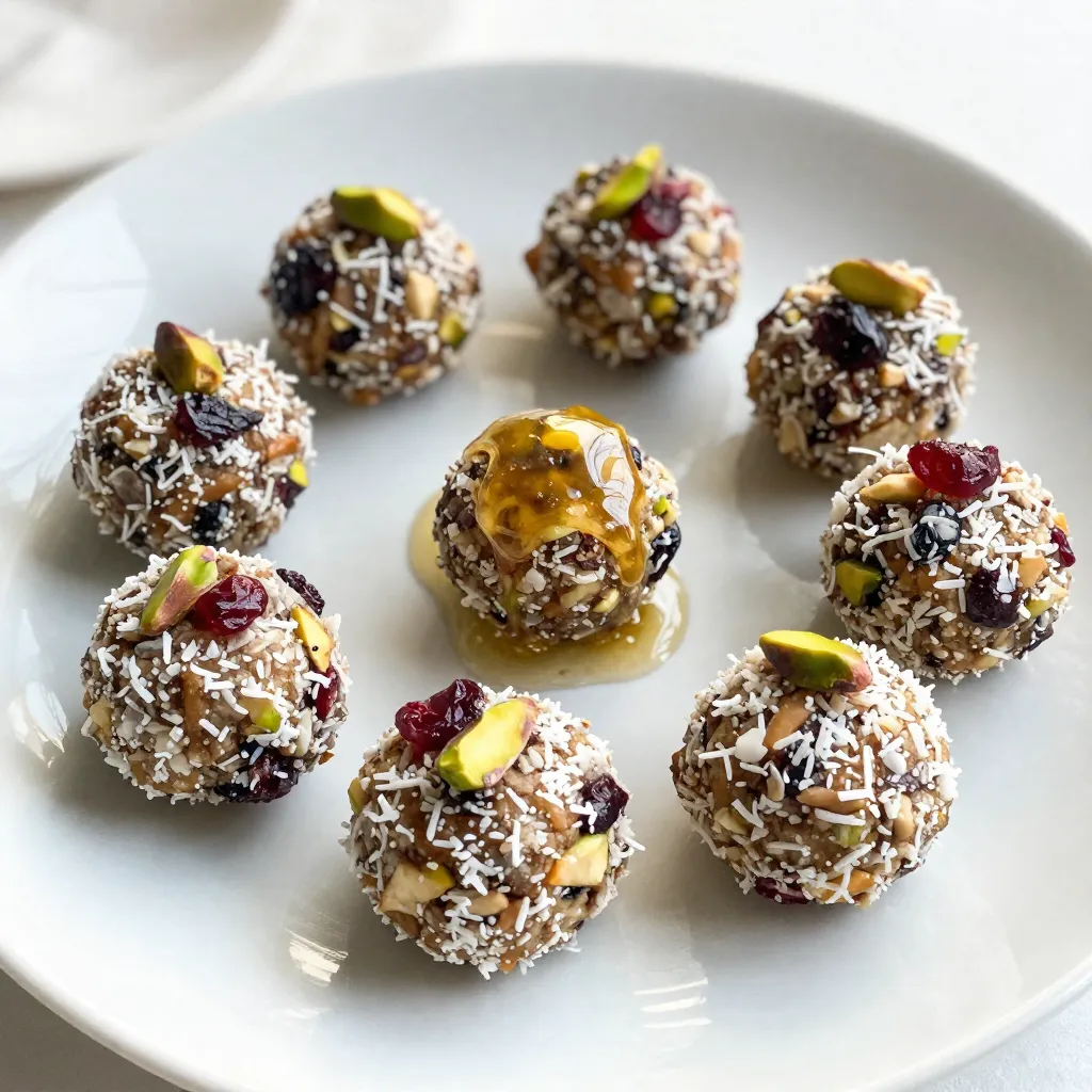 Cranberry Pistachio Energy Bites Perfect for Snacking