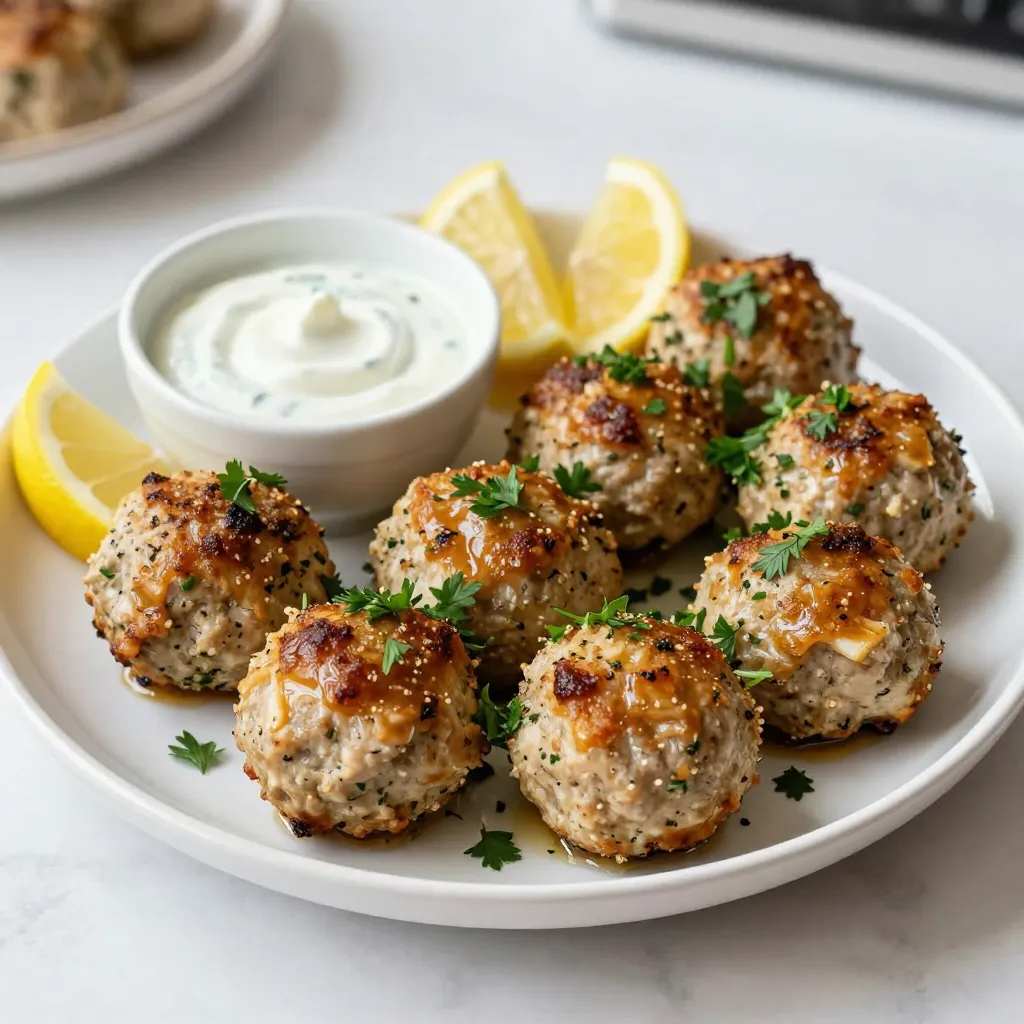 Lemon Herb Chicken Meatballs Flavorful and Simple Dish