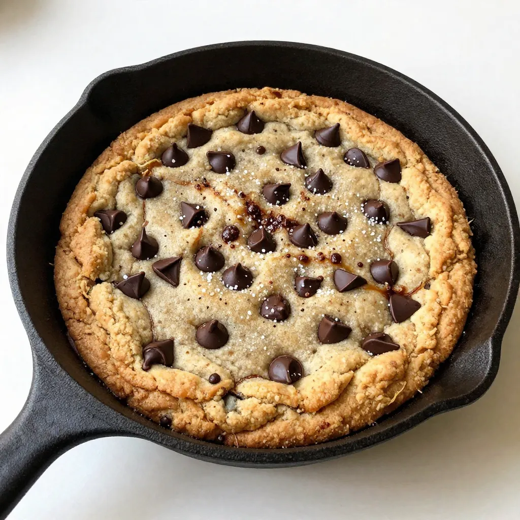 Chocolate Chip Cookie Skillet Delightful Dessert Recipe