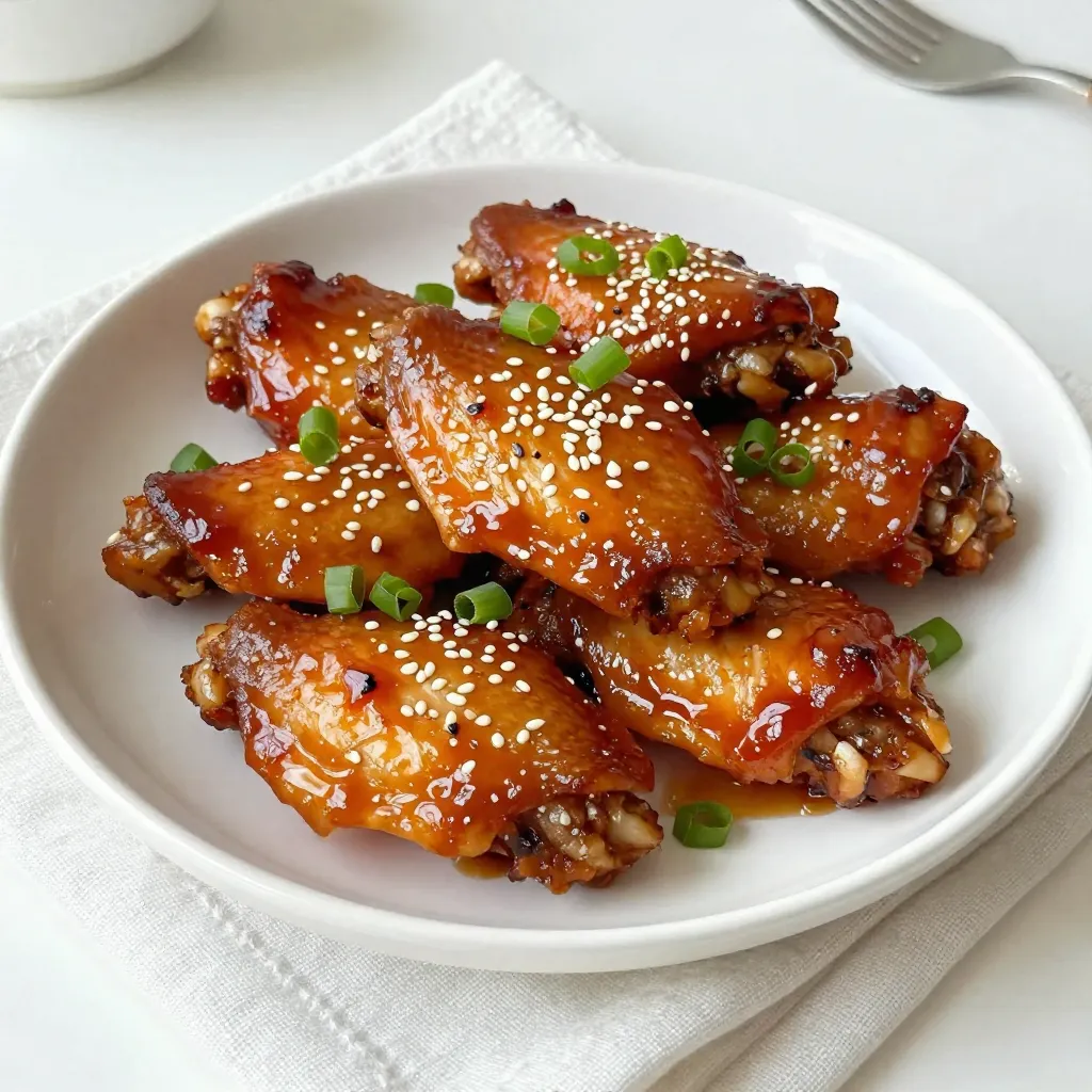 Honey Garlic Chicken Wings Flavorful Oven Delight