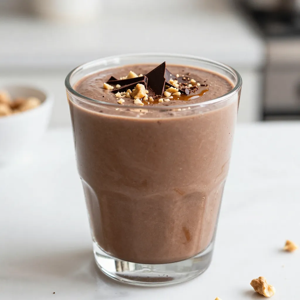 Chocolate Peanut Butter Smoothie Healthy and Tasty Drink