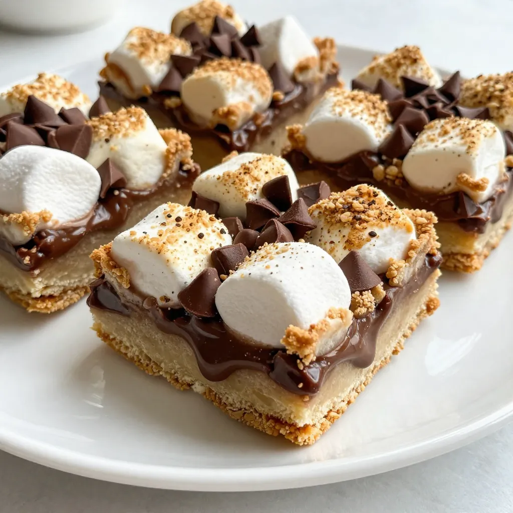 Chocolate Chip S&#8217;mores Bars Delightful and Easy Treat