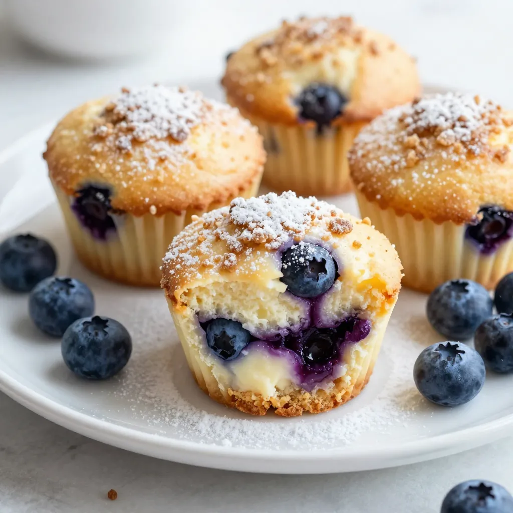 Blueberry Cheesecake Muffins Easy and Delicious Treat