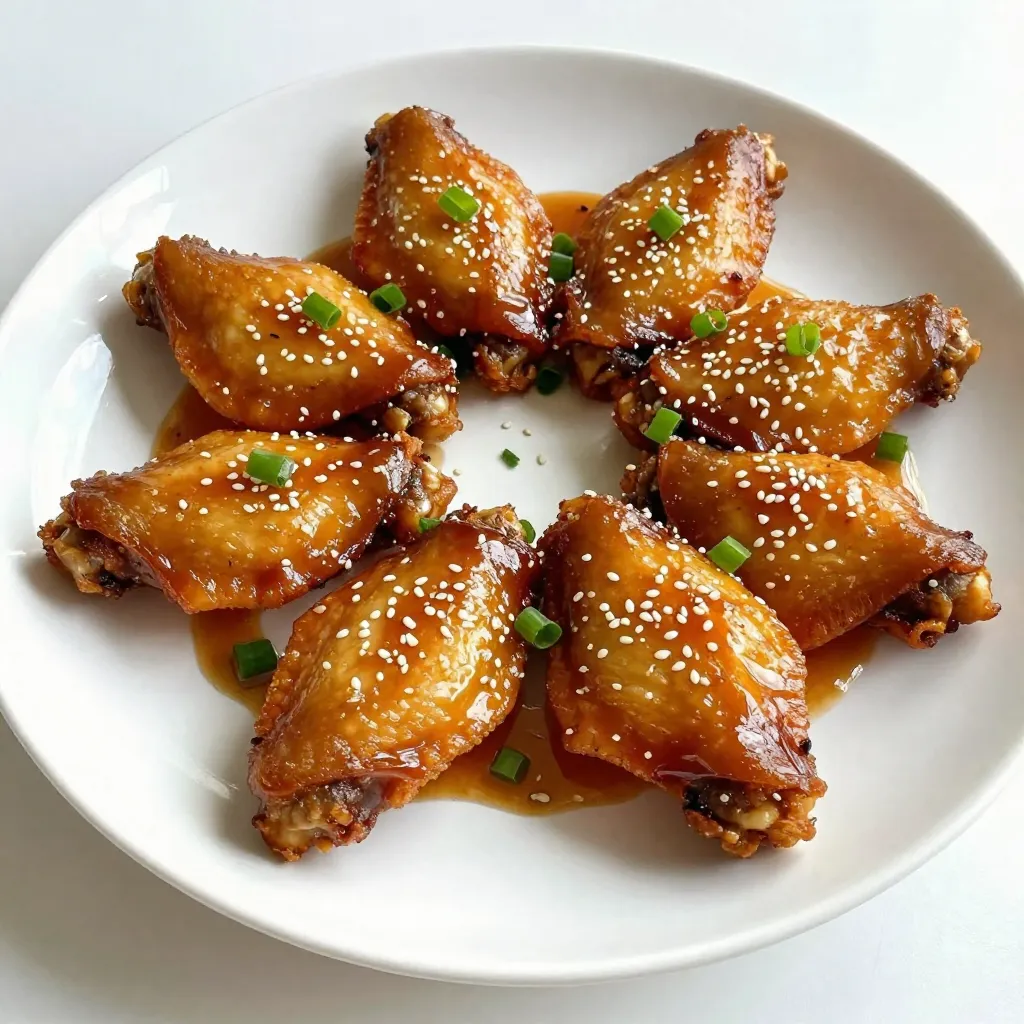 Spicy Honey Garlic Wings Tasty Finger-Licking Treat