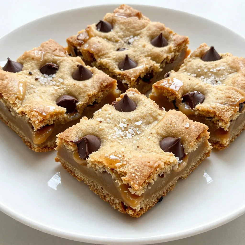 Chocolate Chip Caramel Cookie Bars Easy and Tasty Treat