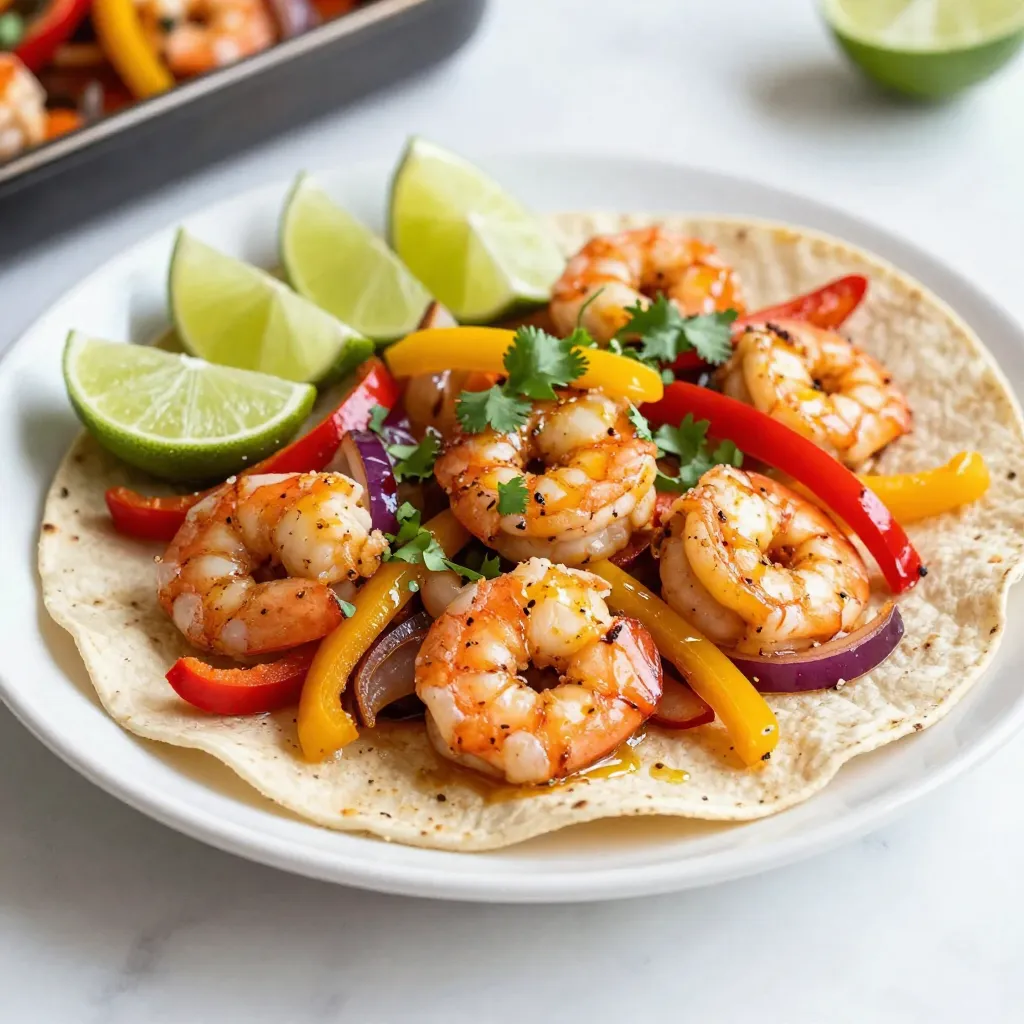Sheet Pan Shrimp Fajitas Fast and Flavorful Meal
