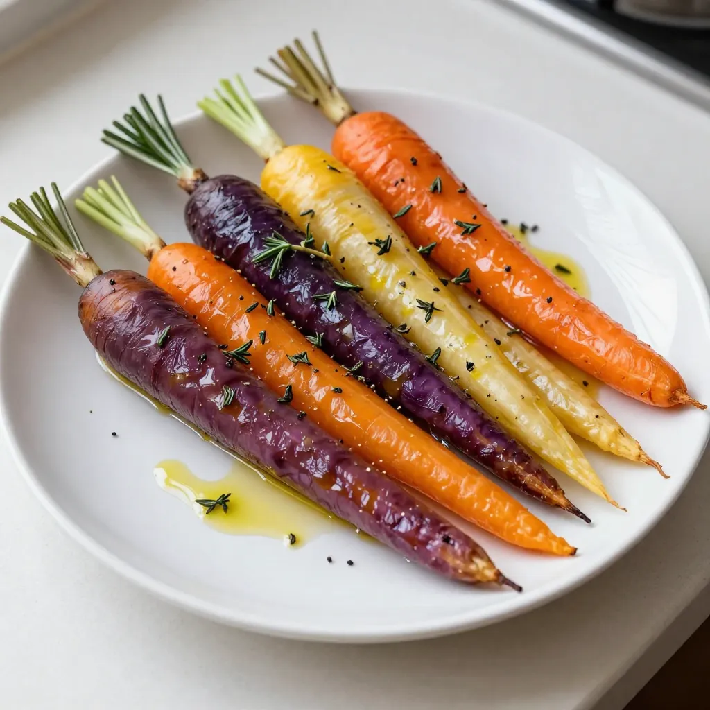 Herb Roasted Rainbow Carrots Flavorful and Simple Side