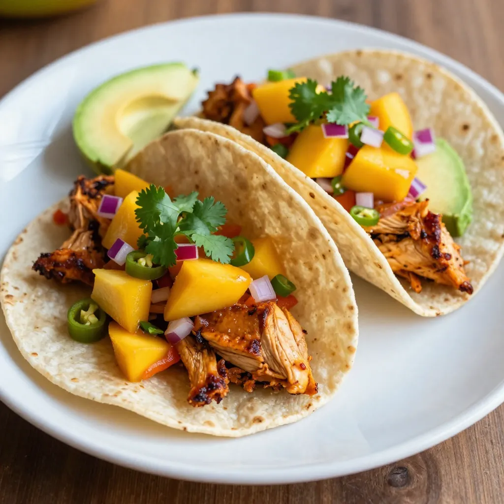 Mango Habanero Chicken Tacos Flavorful and Quick Meal