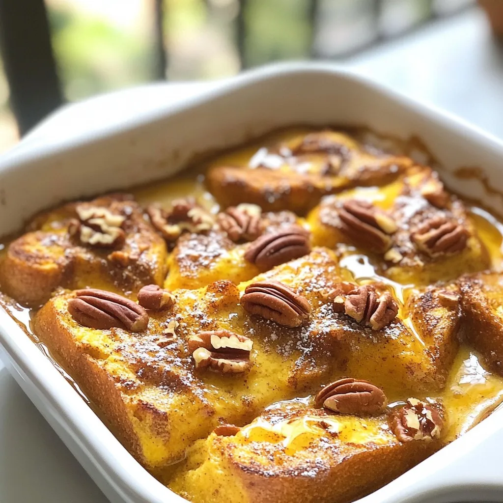 Pumpkin Spice French Toast Bake Cozy and Comforting Dish