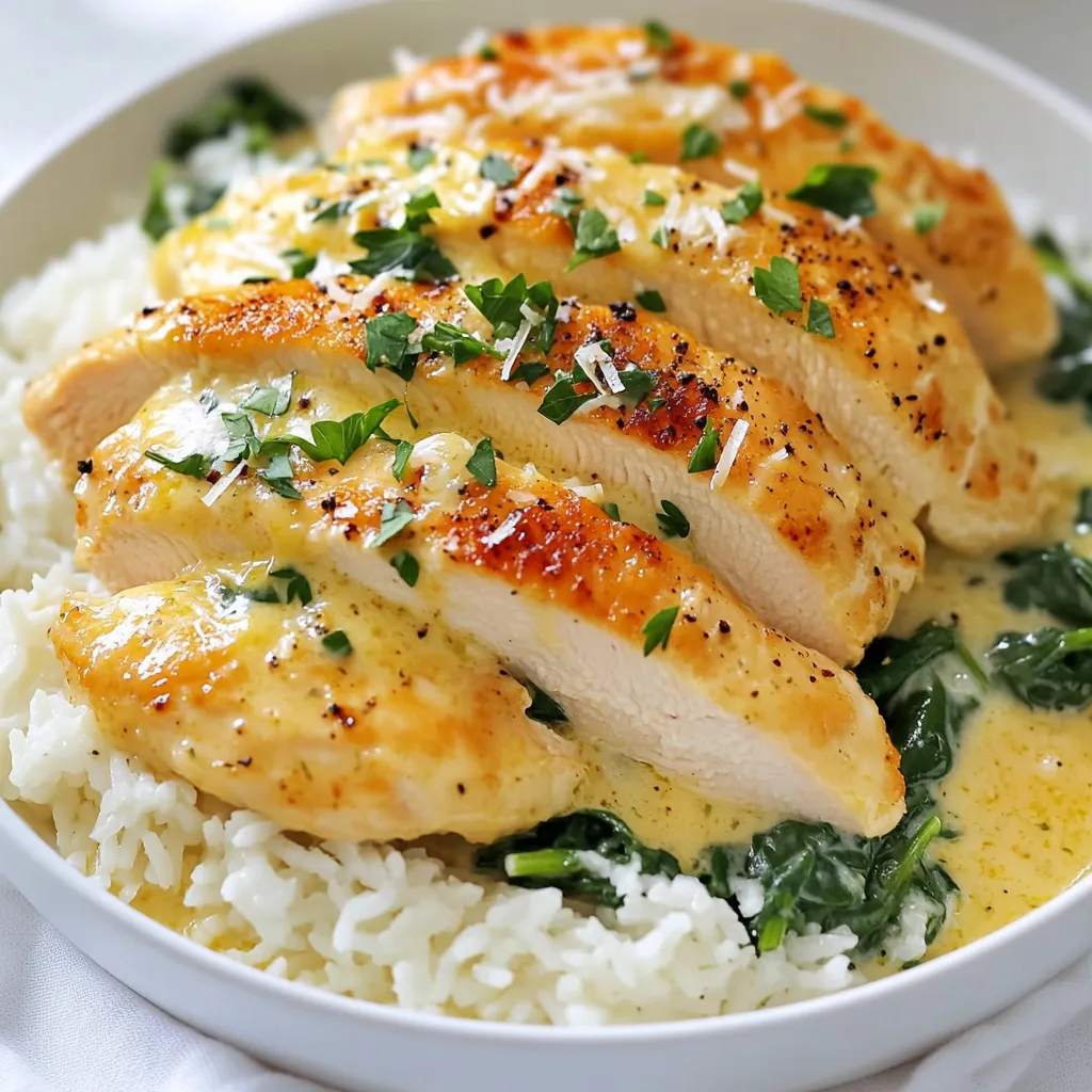 Creamy Garlic Chicken and Rice Flavorful Family Meal