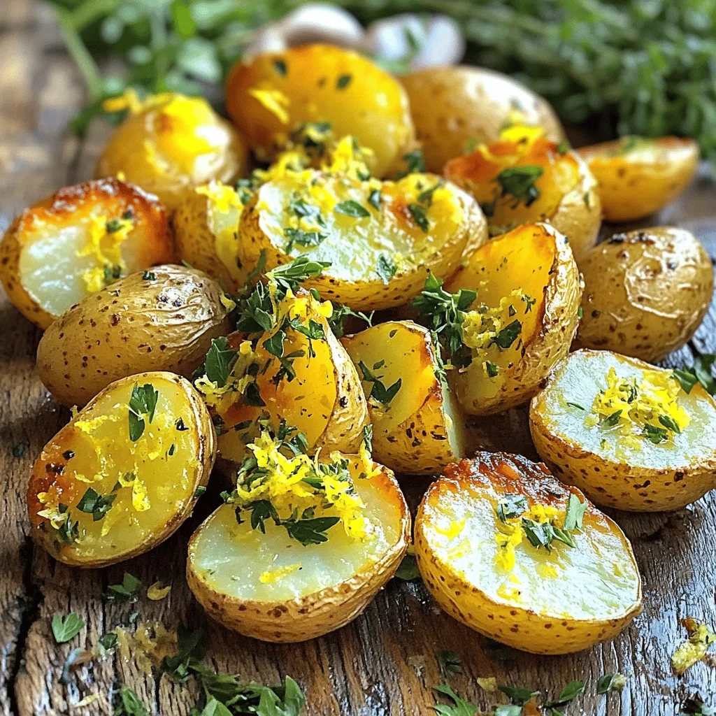 Lemon Herb Roasted Potatoes Simple and Tasty Side