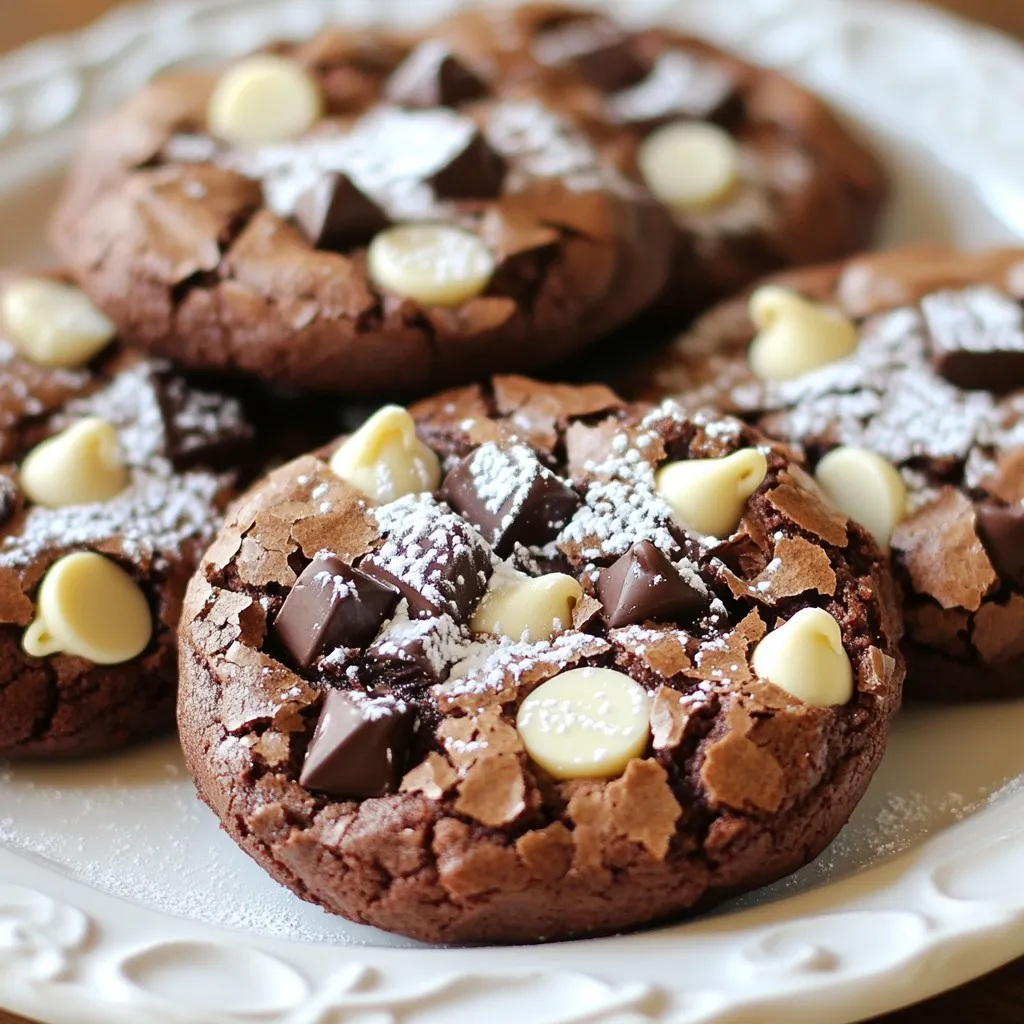 Triple Chocolate Brownie Cookies Rich and Decadent Treat