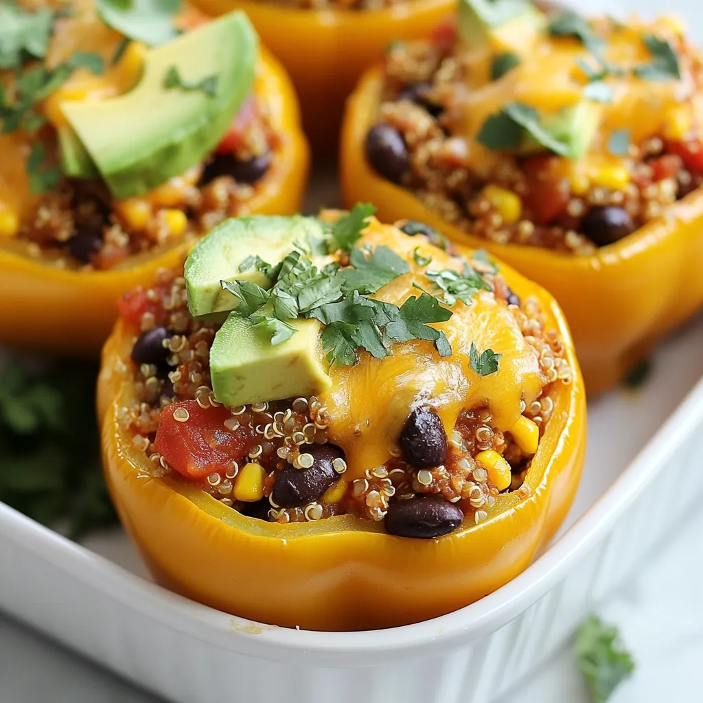 Southwest Quinoa Stuffed Peppers Flavorful and Easy