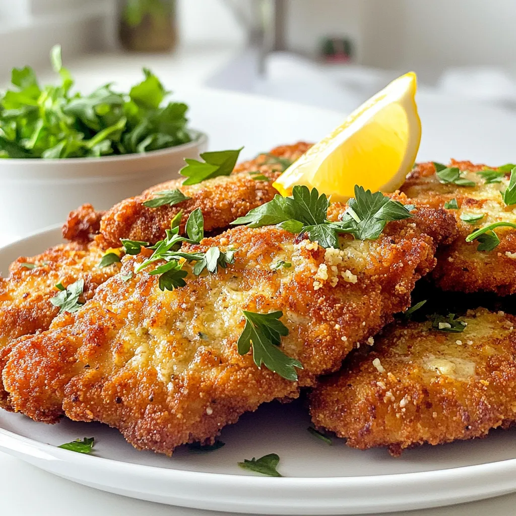 Crispy Parmesan Chicken Cutlets Quick and Easy Recipe