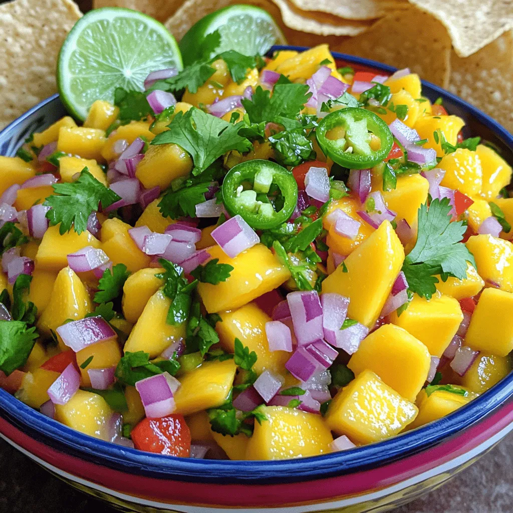 Spicy Mango Salsa Flavorful and Easy Summer Dip