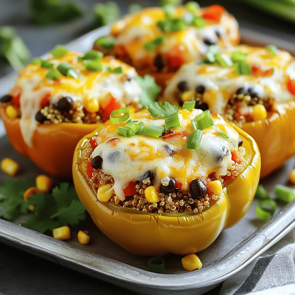 Cheesy Stuffed Bell Peppers Flavorful and Simple Meal