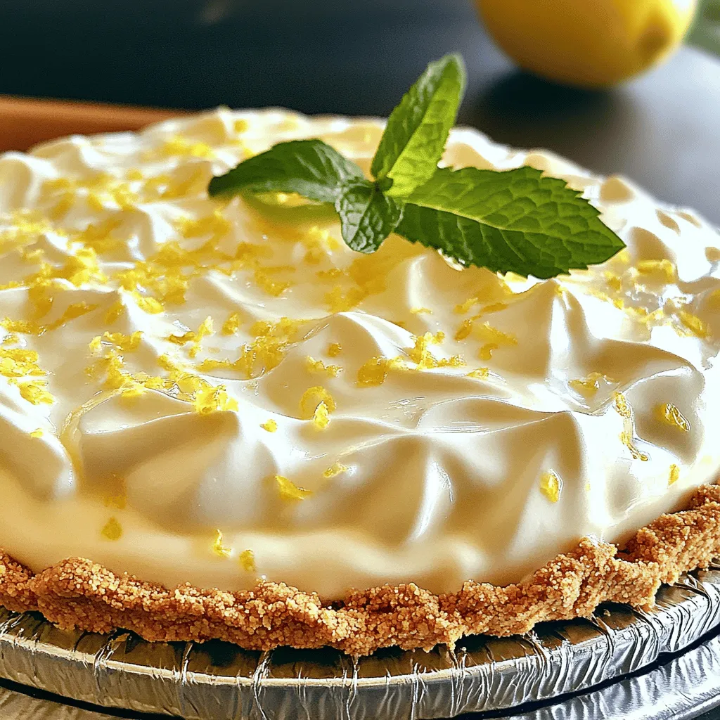 No-Bake Lemon Icebox Pie Simple and Refreshing Treat