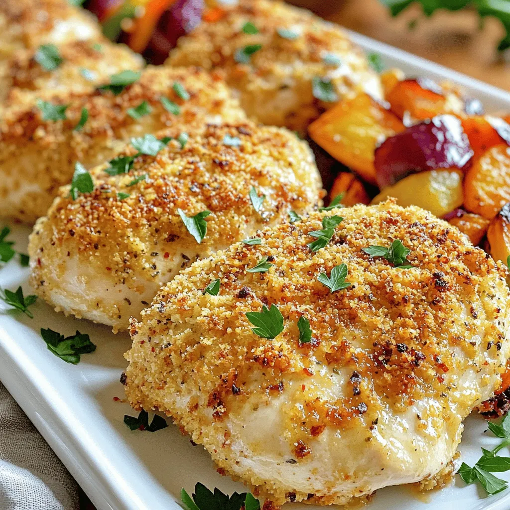 Baked Parmesan Crusted Chicken Flavorful Dinner Delight