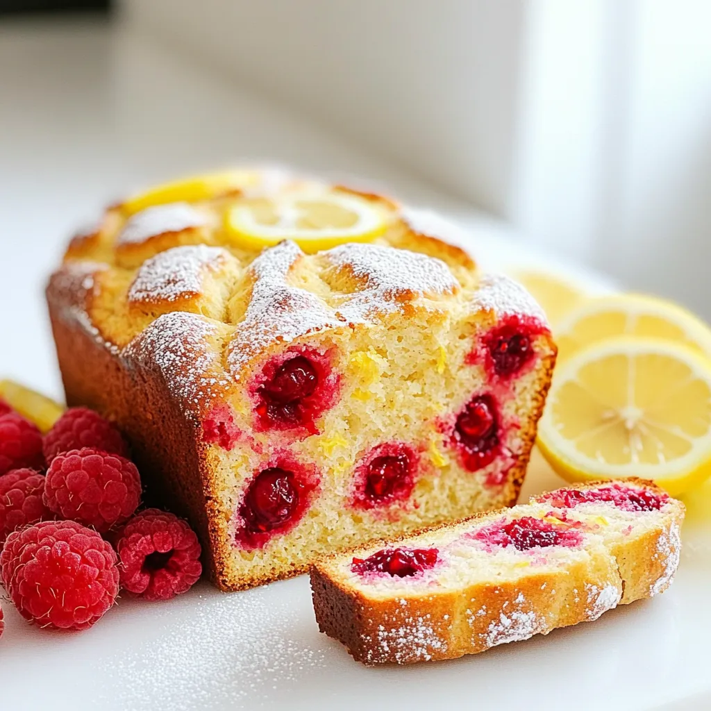 Raspberry Lemon Bread Bakery Style Delight Recipe