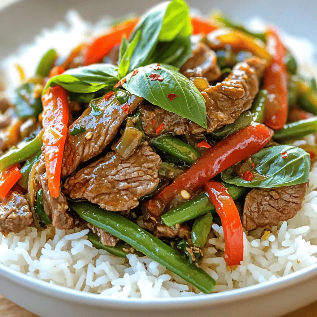 Thai Basil Beef Stir-Fry Flavorful and Easy Recipe