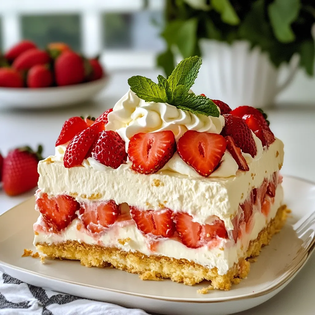 Strawberry Cheesecake Icebox Cake Delightfully Simple