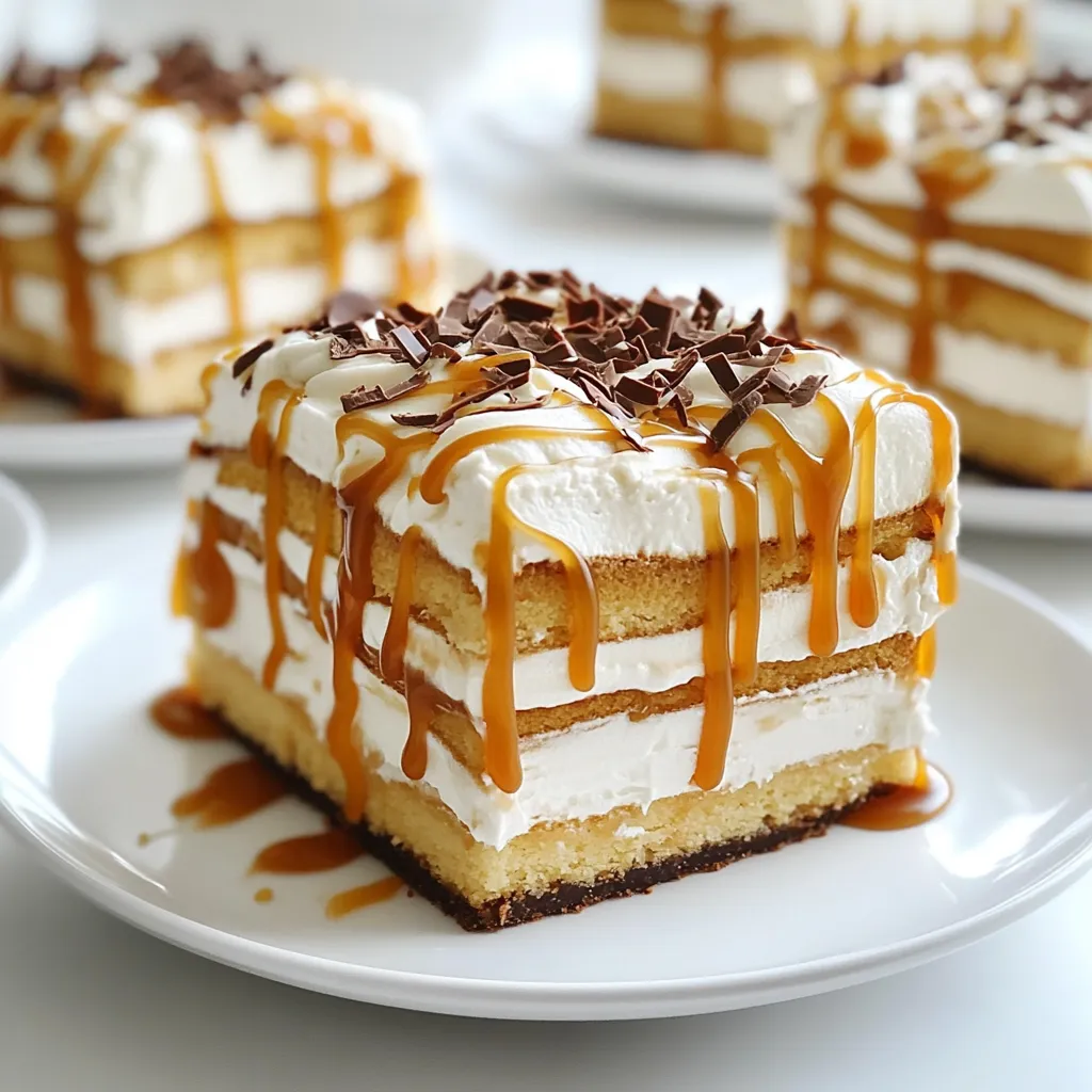 Caramel Macchiato Icebox Cake Delightful and Easy Treat